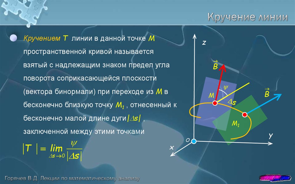 Кривизна и кручение