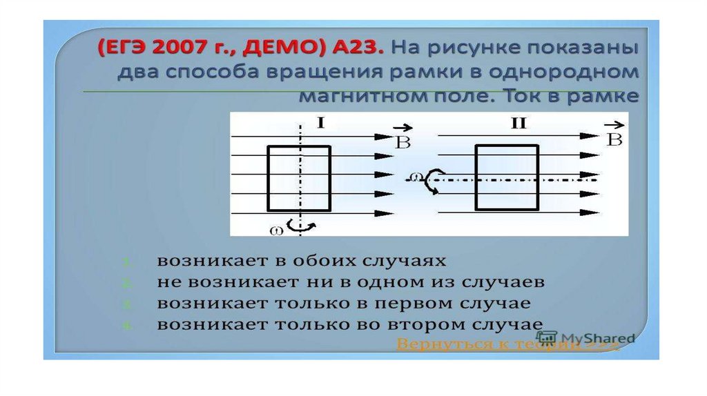 В однородном магнитном поле равномерно