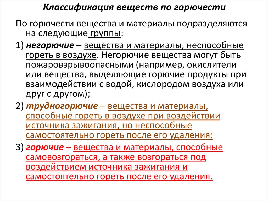 Азот по горючести. Классификация веществ по воспламеняемости. Негорючие вещества примеры. Трудновоспламеняемые материалы примеры. Классификация веществ при горючести.