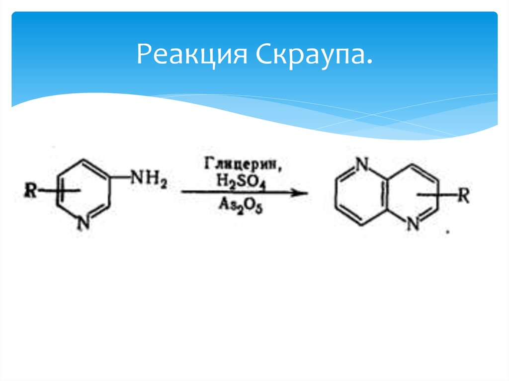 Реакция Скраупа.