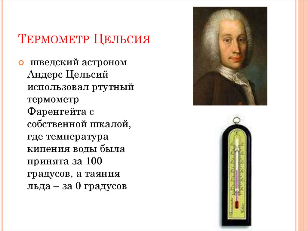 История термометра доклад по физике