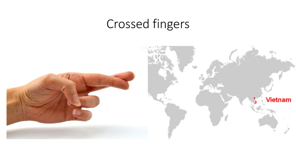 Crossed fingers