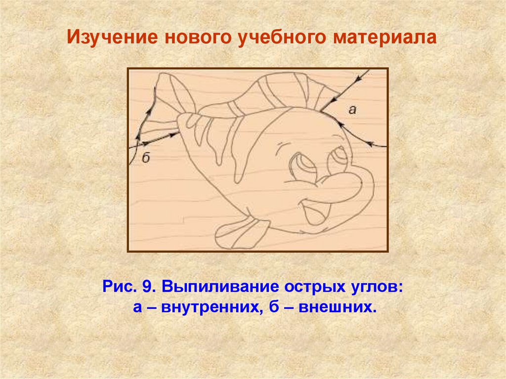 Почему выпиливание рисунка начинают с внутренних контуров