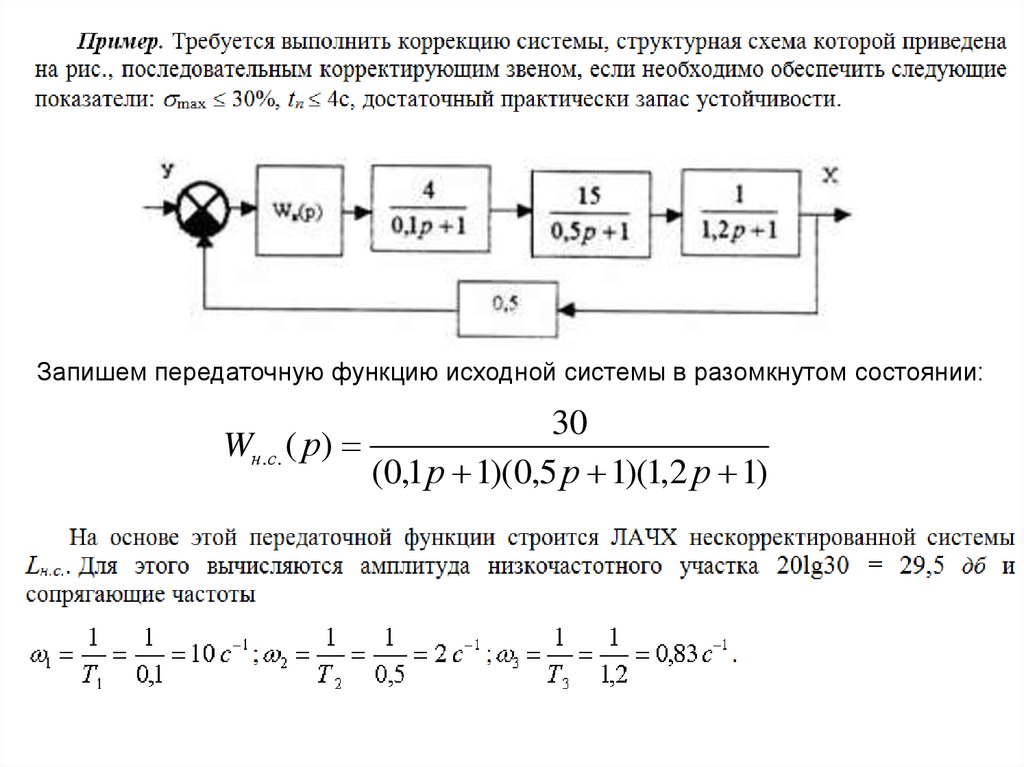 Корректирующее звено. Передаточная функция k(TS+1). Передаточные функции элементарных звеньев. Передаточные функции звеньев и систем управления. Передаточная функция регулятора.