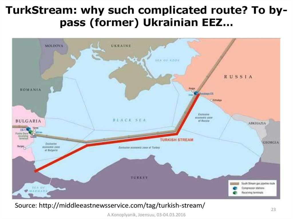 Турецкий поток на карте европы крупным планом