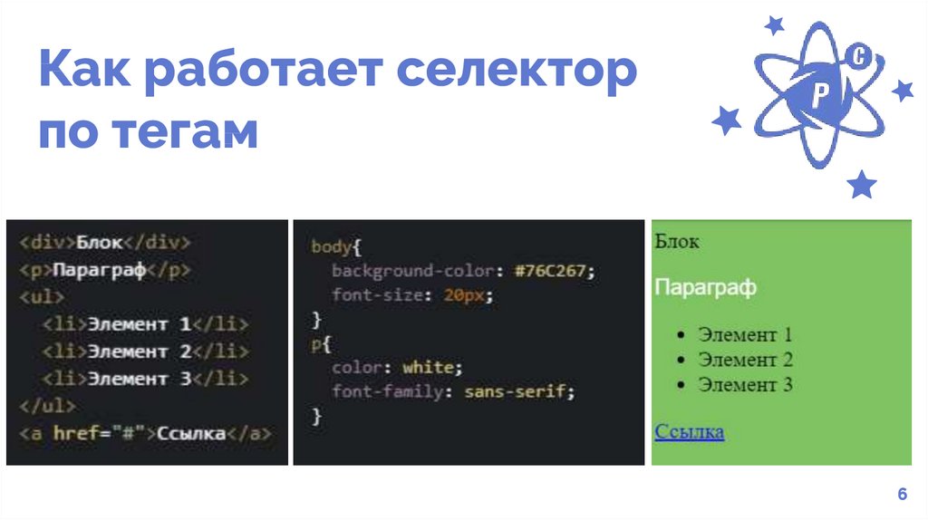 Селекторы в css