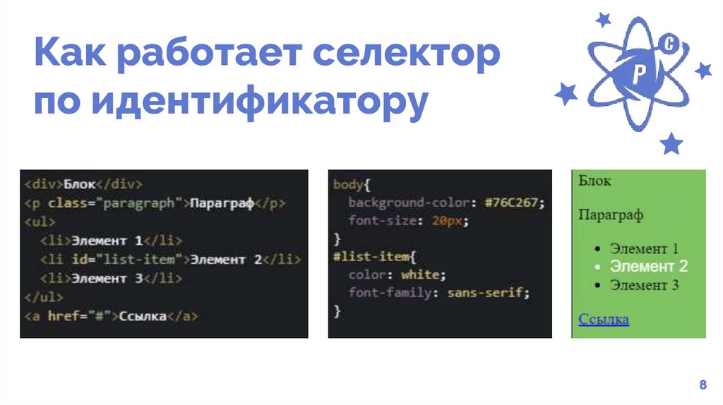 Как работает селектор