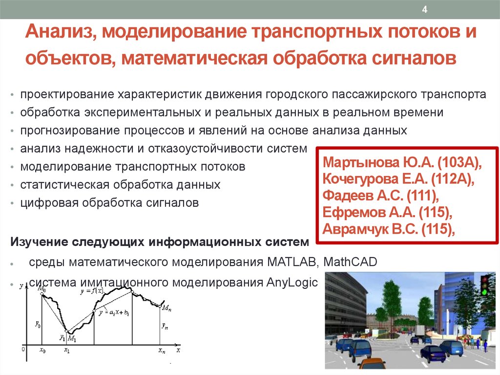 Виды транспортного потока