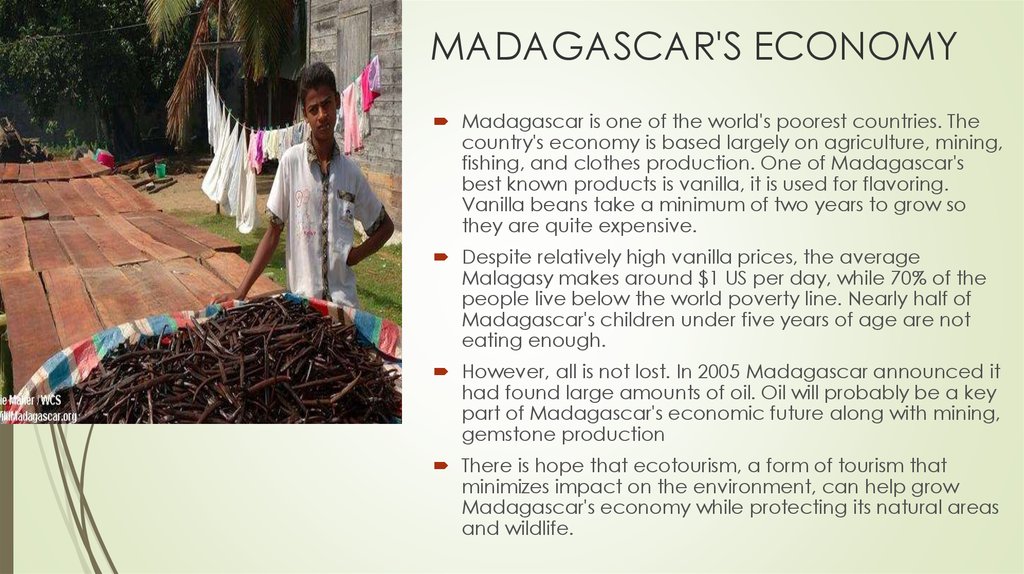 MADAGASCAR'S ECONOMY