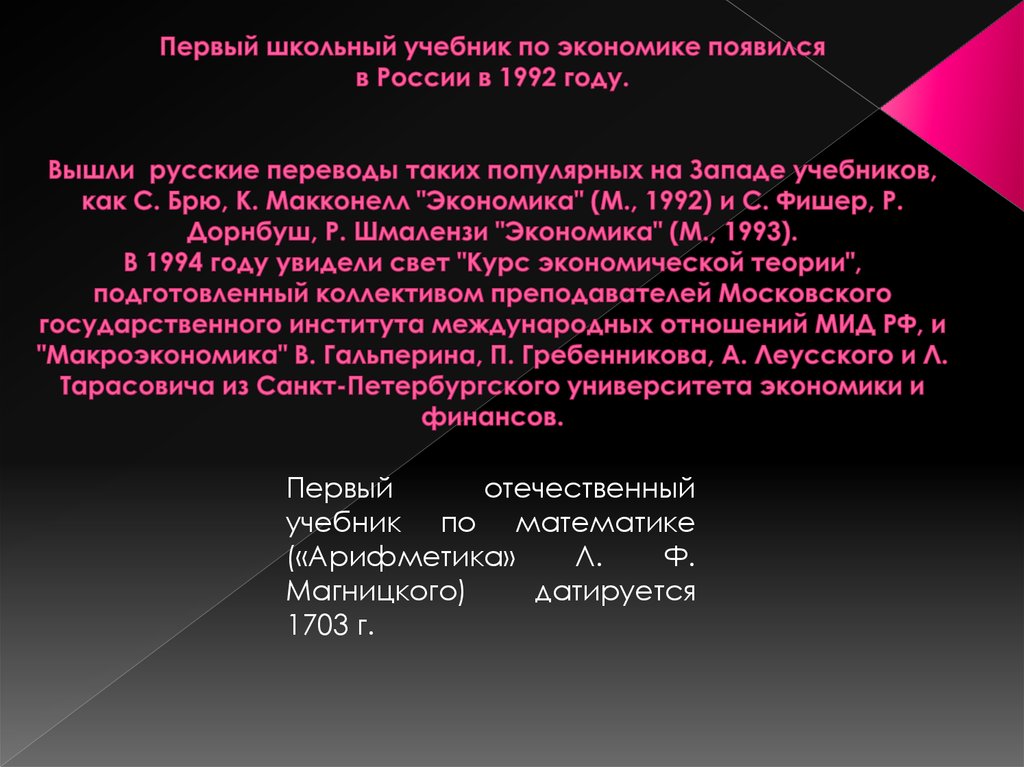 Экономика образования учебник. Экономика образования первое учебное пособие. Экономика 1992. Первые учебники экономики в России. Когда появилась экономика.