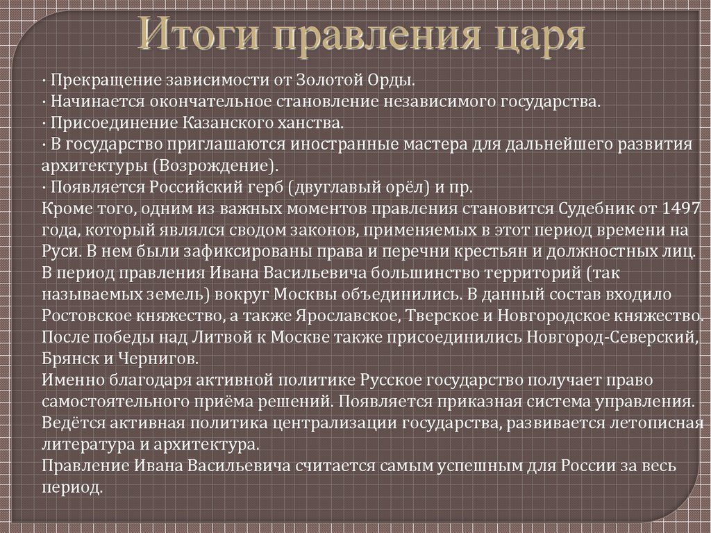 Иван 3 создатель российского государства проект 6 класс