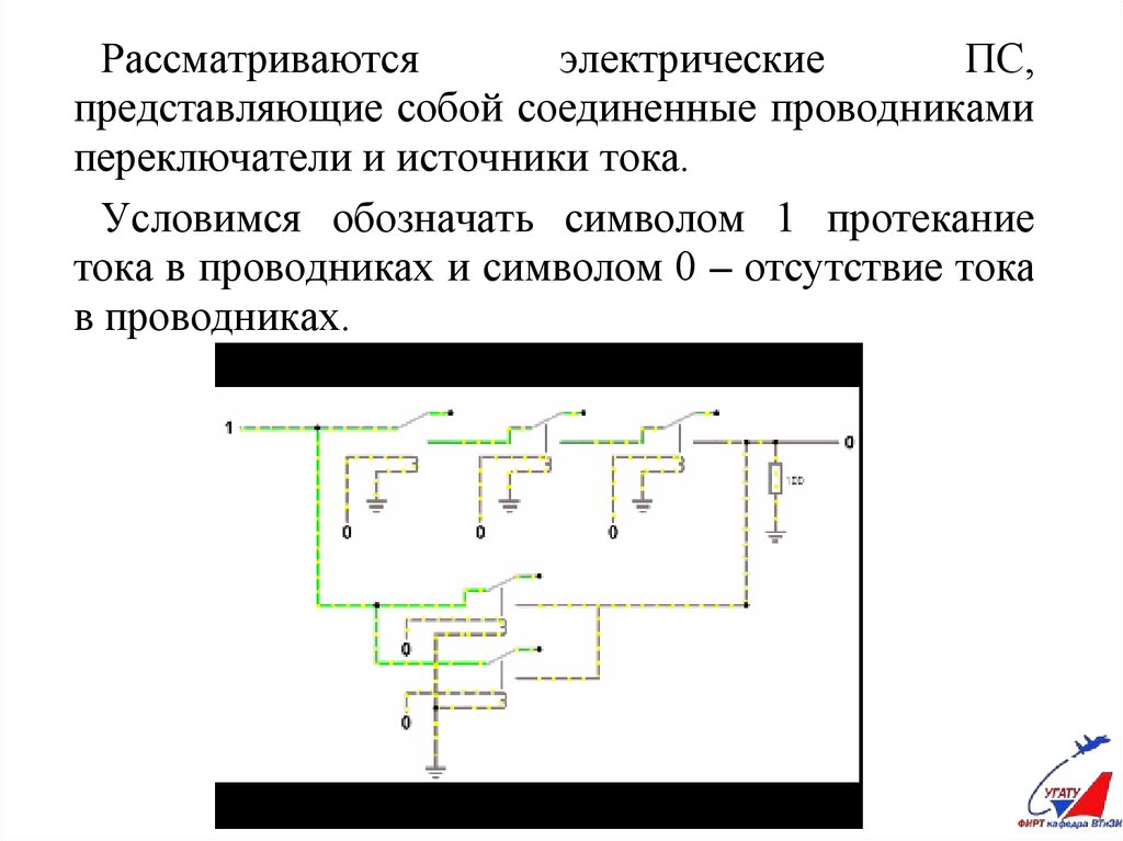 Упростить функцию проводимости и построить переключательную схему