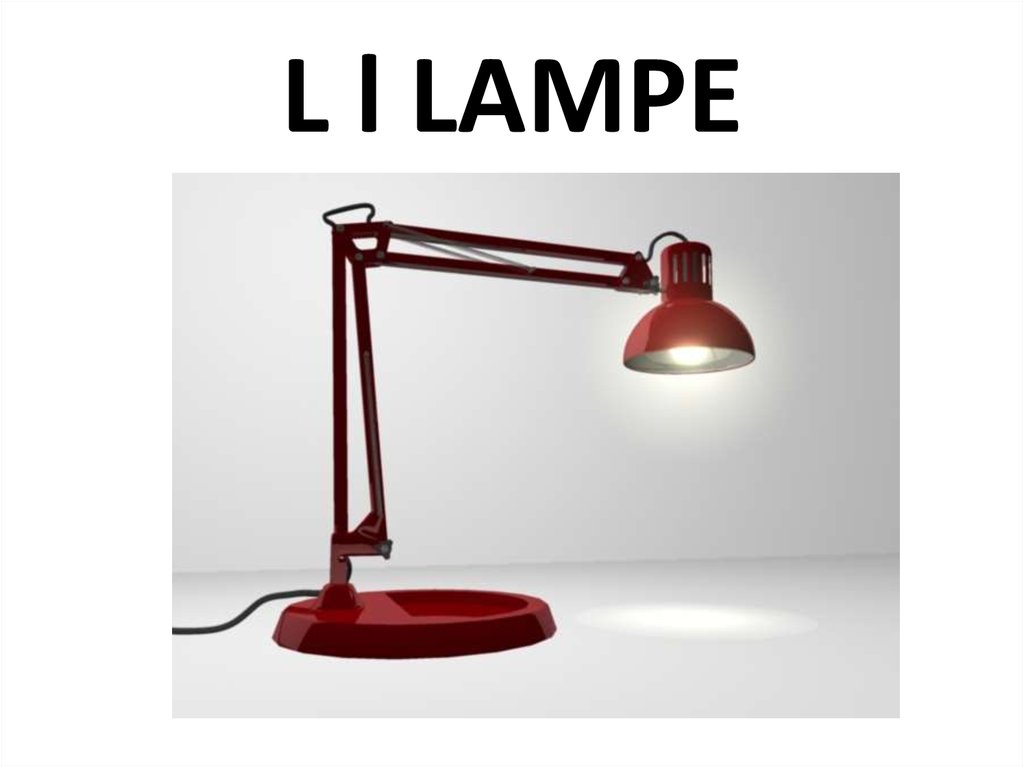 L l LAMPE