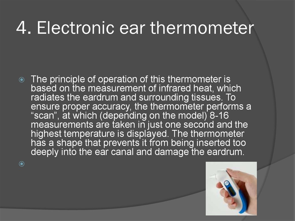4. Electronic ear thermometer