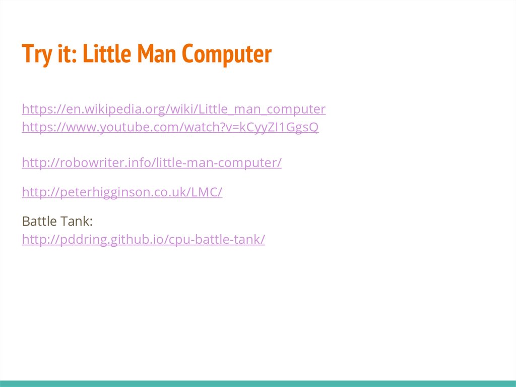 Try it: Little Man Computer