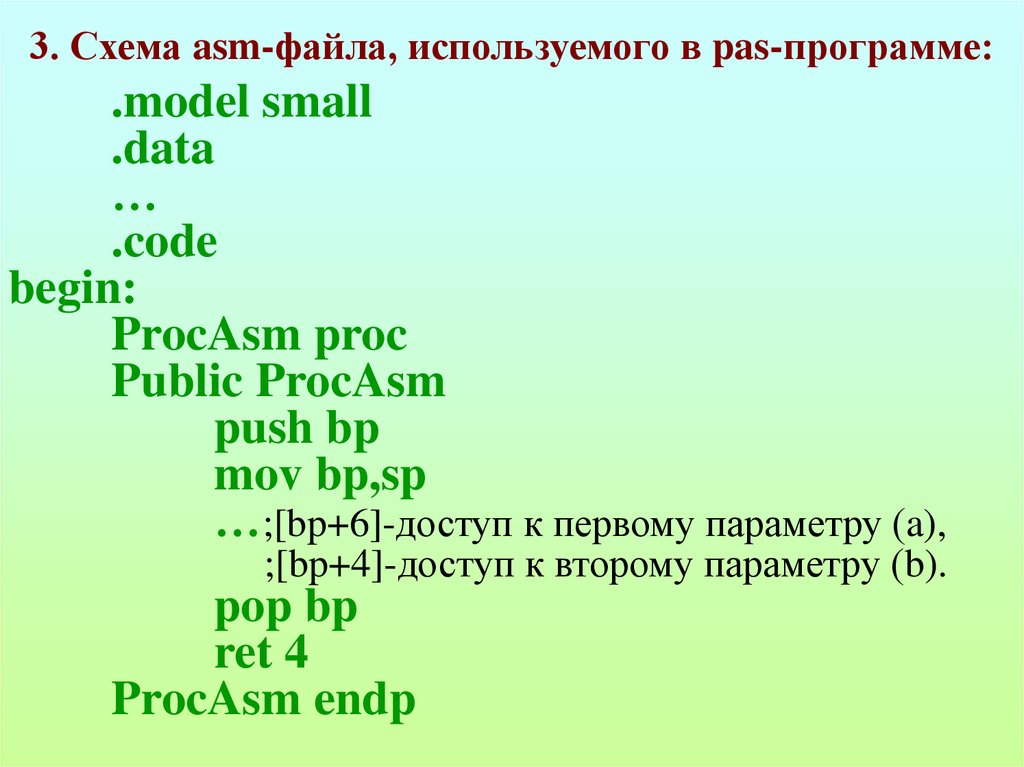 Архитектура эвм и язык ассемблера