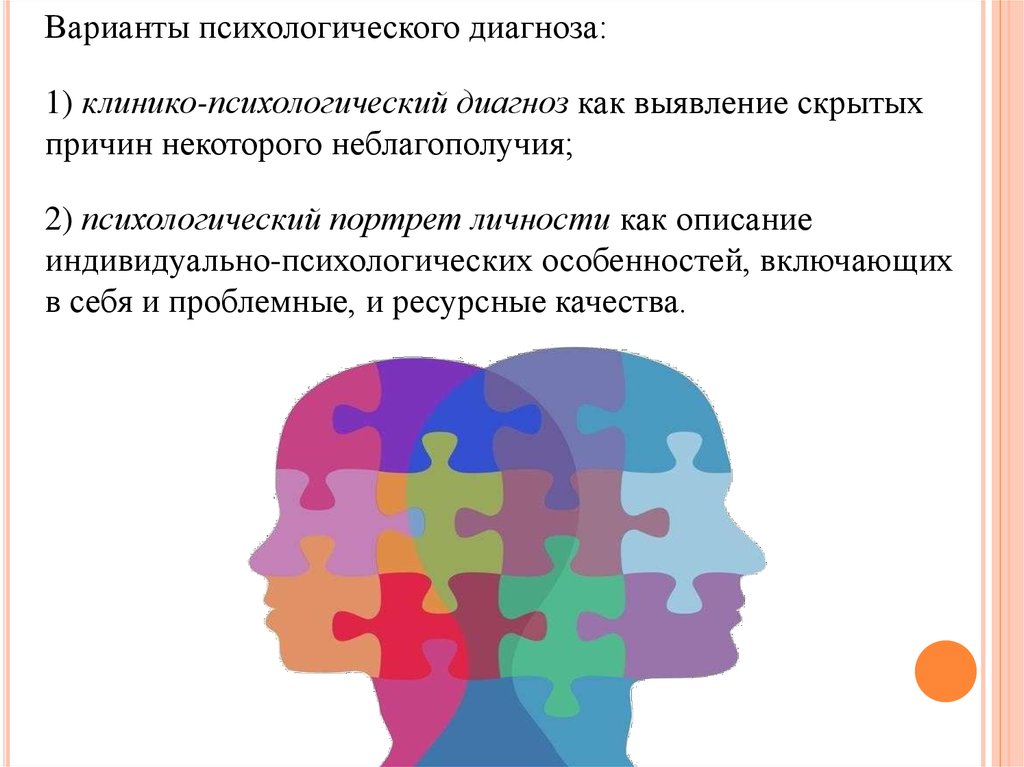 Варианты психологического. Формулирование психологического диагноза. Психологический диагноз это в психологии. Психологический профиль личности. Клинико-психологический диагноз.