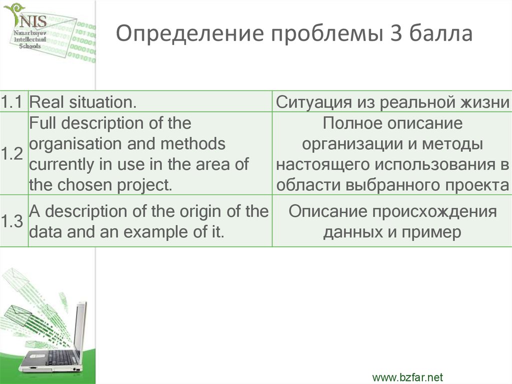 Проблема определения текста