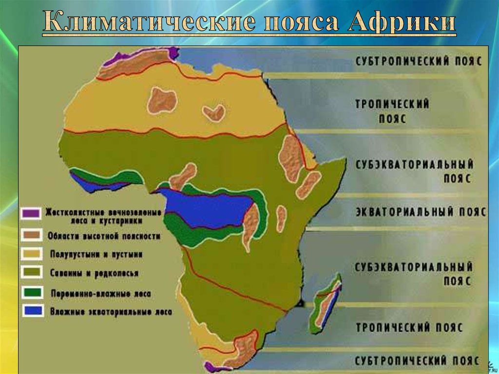 Климат африки картинки для презентации