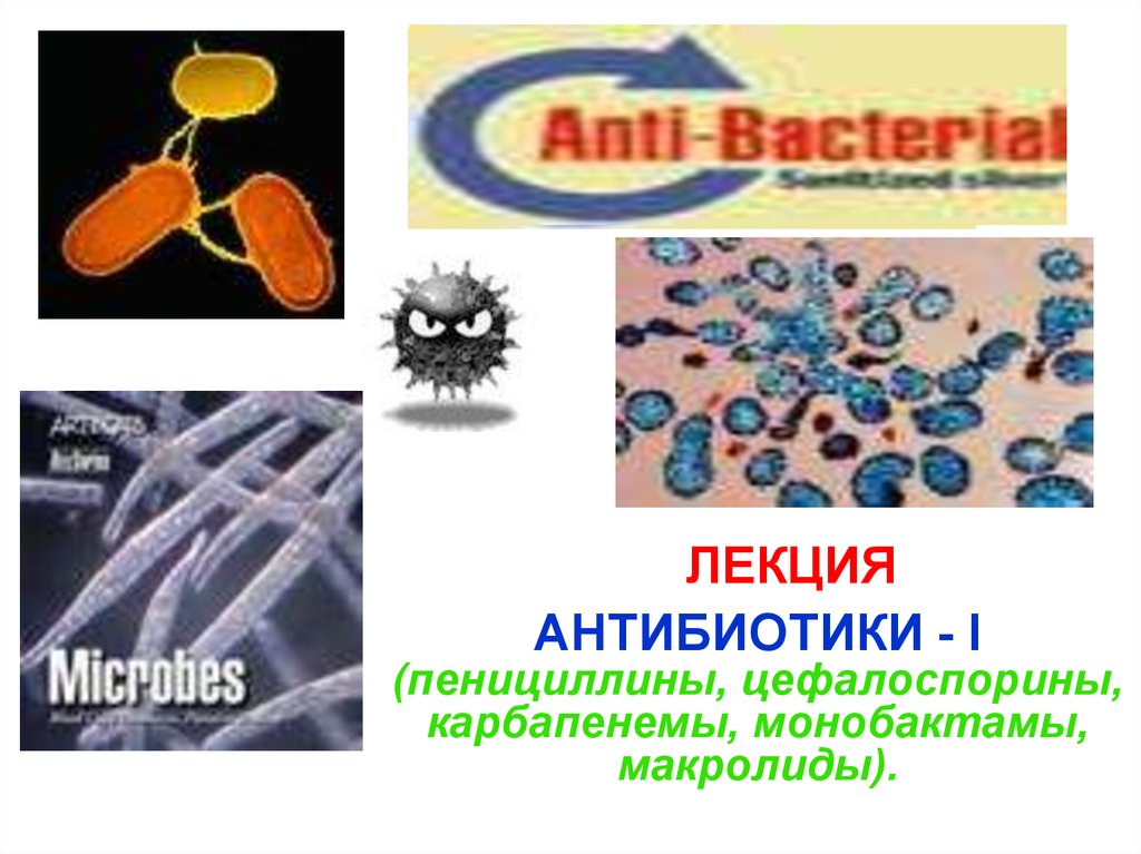 Презентация антибиотики пенициллины