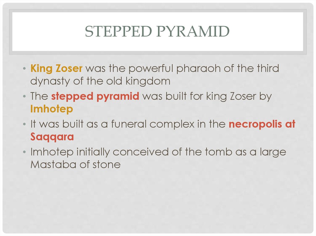 Stepped Pyramid