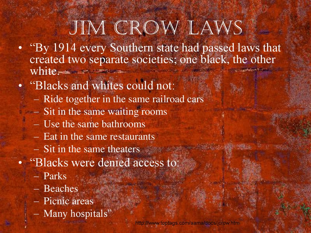 Jim crow laws in to kill a mockingbird