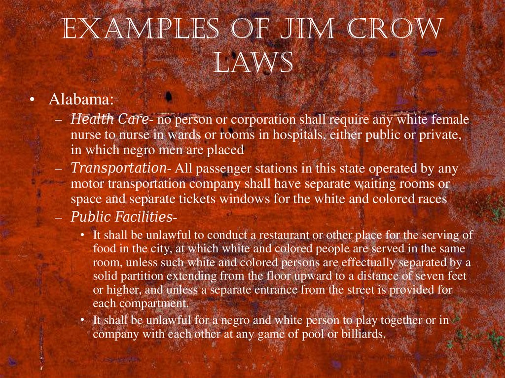 jim crow laws to kill a mockingbird