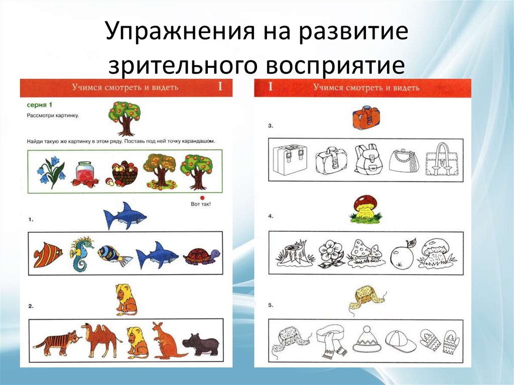 Отметь понятия которые соответствуют представлению. Упражнения на зрительное восприятие. Упражнения на развитие зрительного восприятия. Коррекционные упражнения на развитие зрительного восприятия. Задания на развитие восприятия.