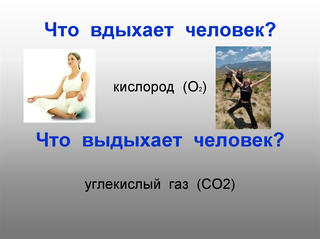 Человек вдыхает кислород. Что вдыхает и выдыхает человек. Человечек вдыхает и выдыхает. Человек вдыхает кислород а выдыхает. Какой воздух мы вдыхаем и выдыхаем.