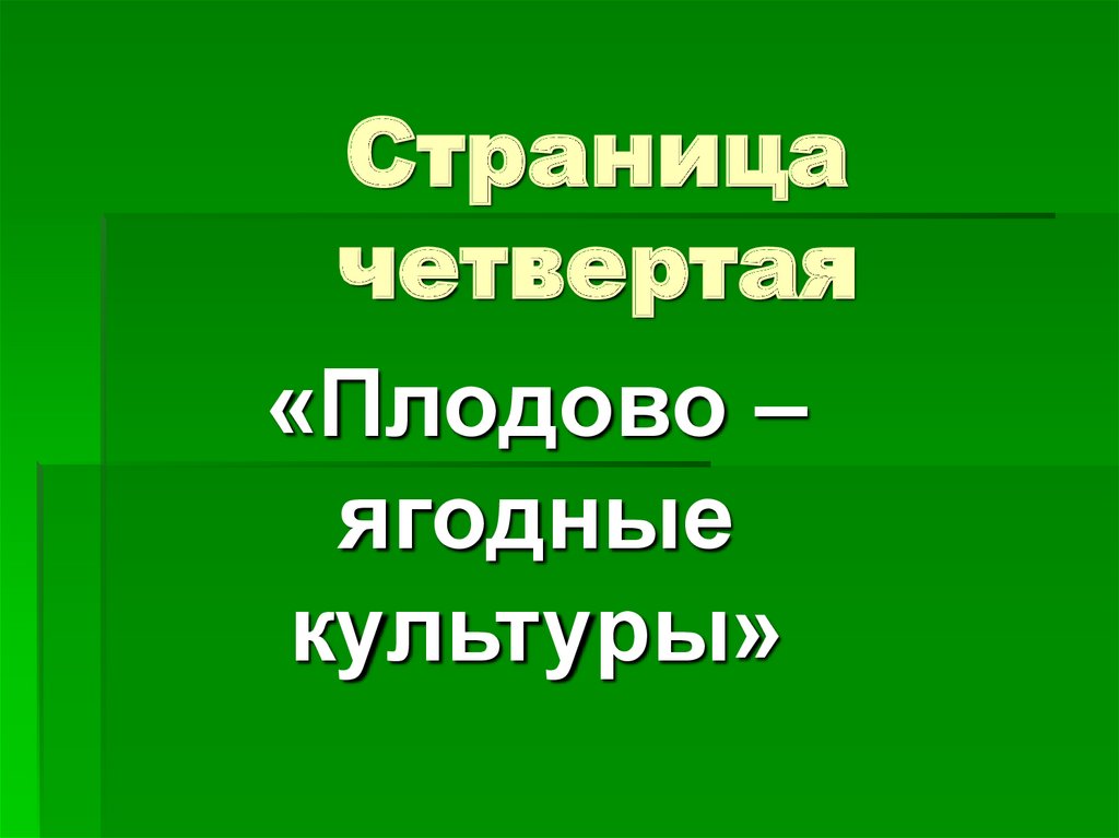 Страница четвертый