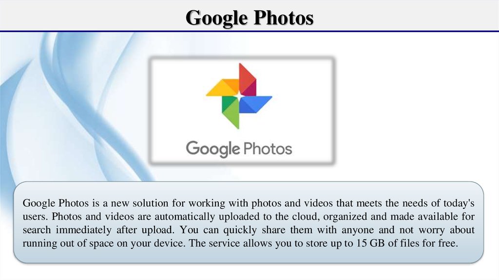 google photos search by description