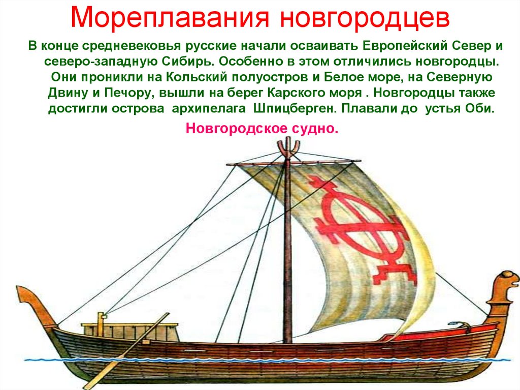 Мореплавания новгородцев