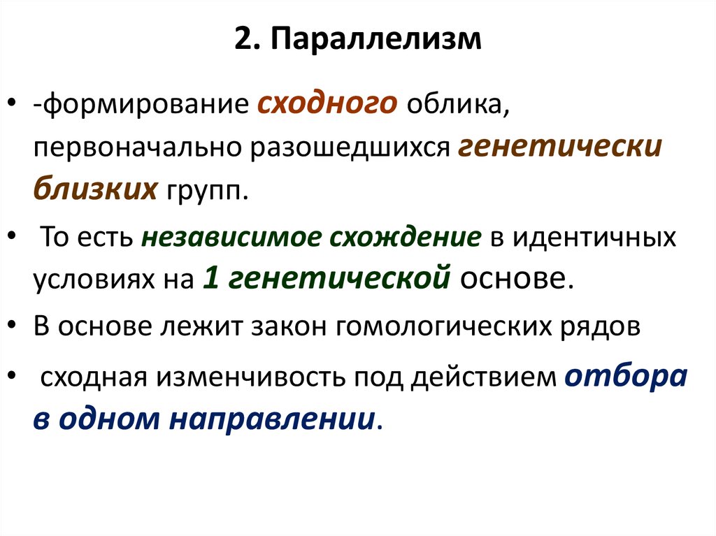 Эмпирические правила эволюции групп