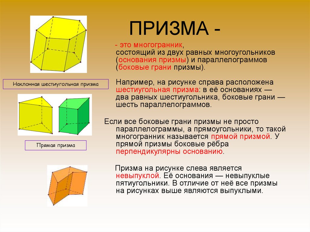 Призма это многоугольник. Призма. Призма это многогранник. Грани Призмы. Виды многогранников Призма.