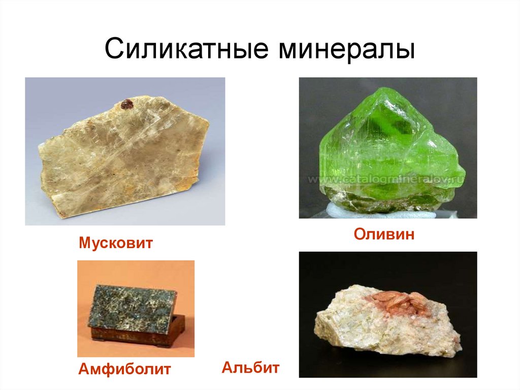 Силикатные минералы