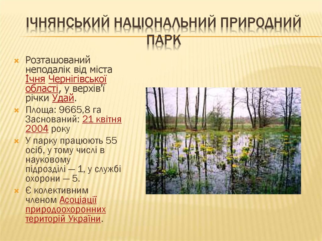 Ічнянський національний природний парк