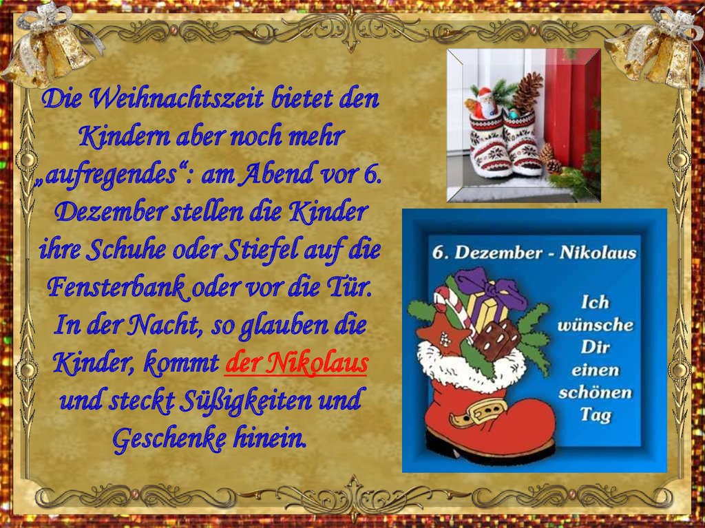 Weihnachten in Deutschland - online presentation