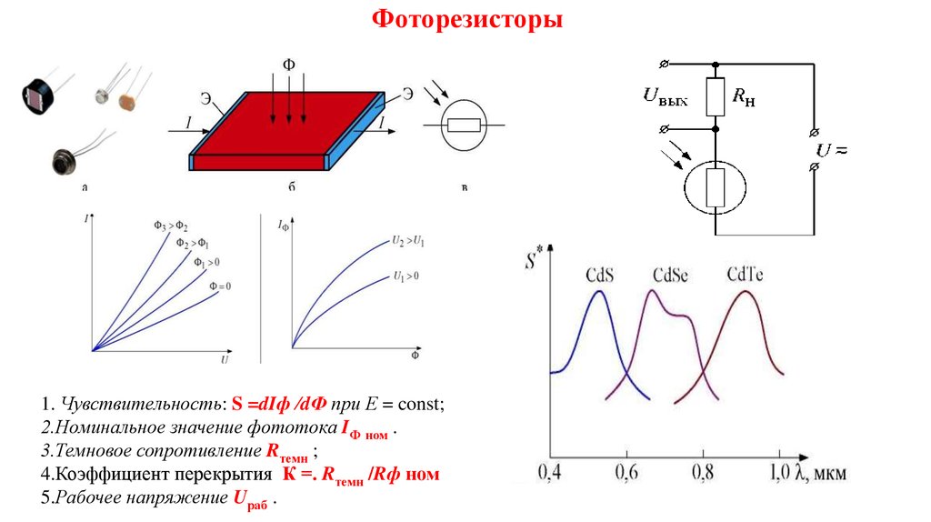 Фоторезисторы