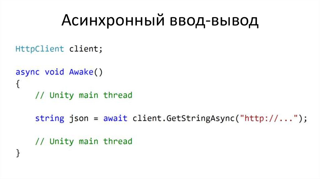 Асинхронный ввод-вывод