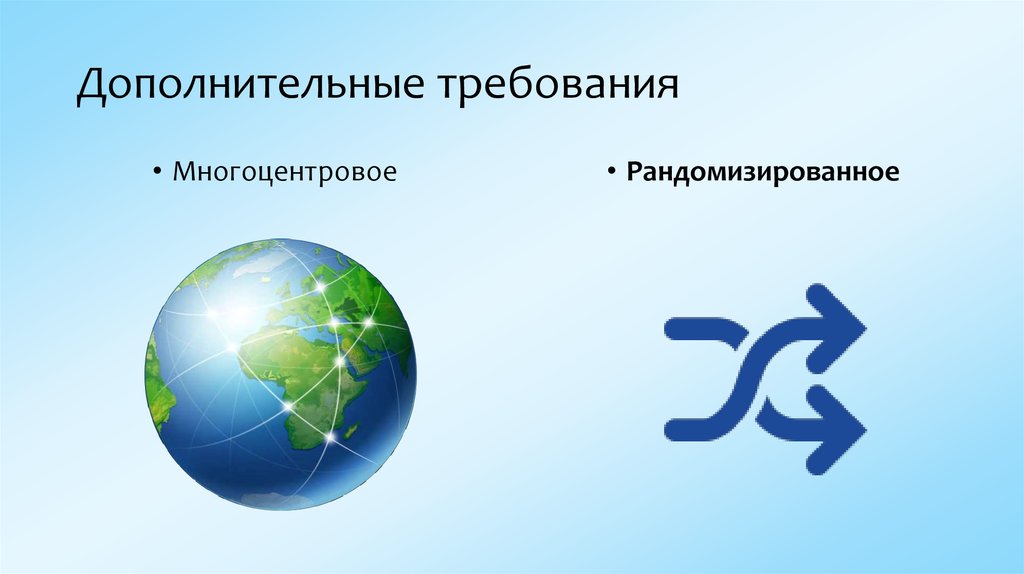 Дополнительные требования