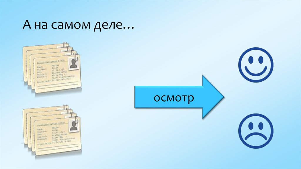 А на самом деле…