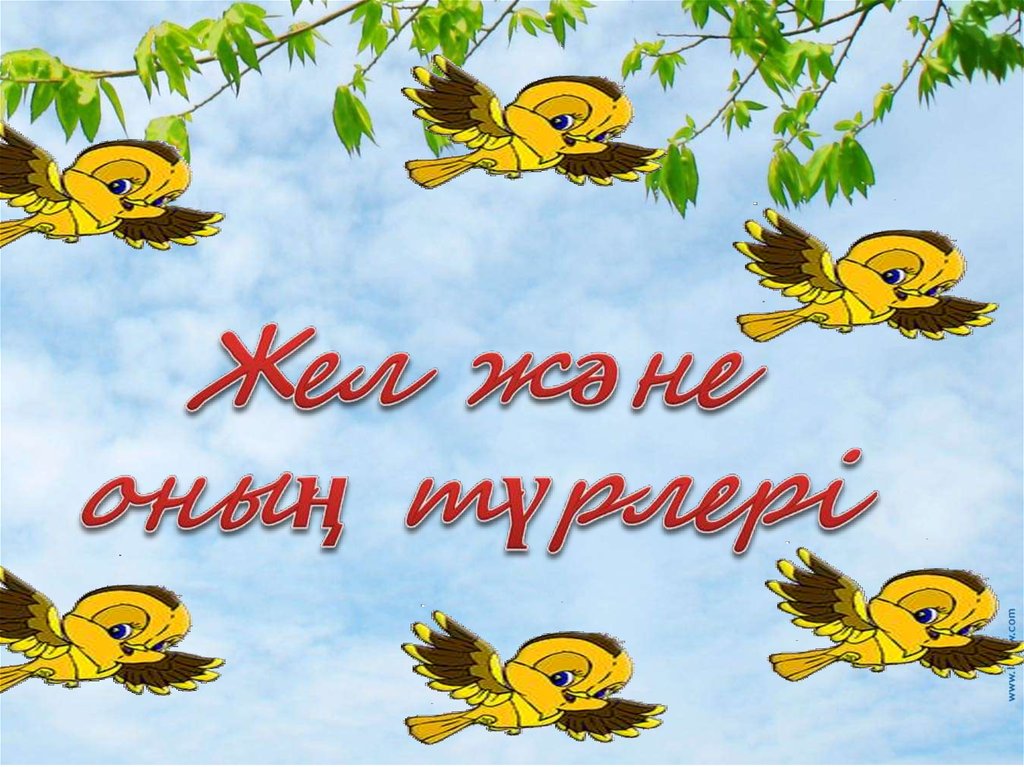 Жел және оның түрлері - online presentation