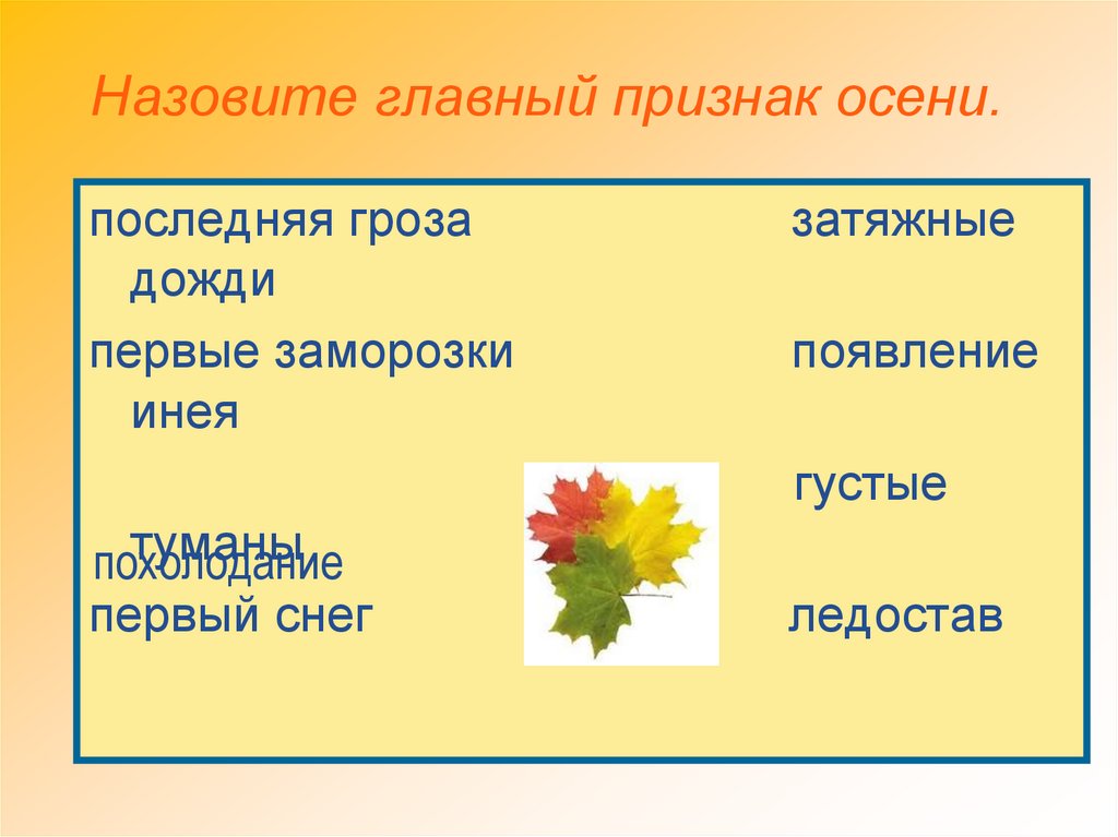 В гости к осени презентация