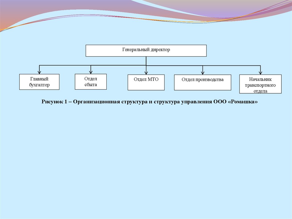 Отдел распределения. ООО Ромашка организационная структура. Структура управления ООО Ромашка. Порядок управления ООО. Структура управления организацией ООО «Ромашка».