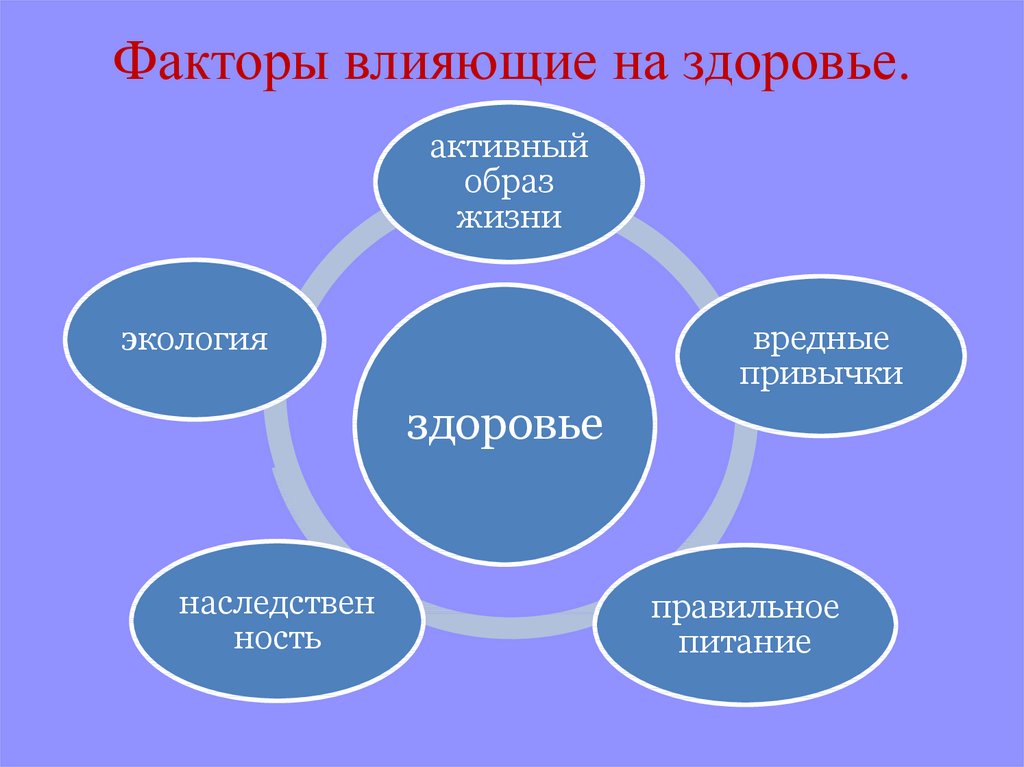 Какие составляющие понятия о