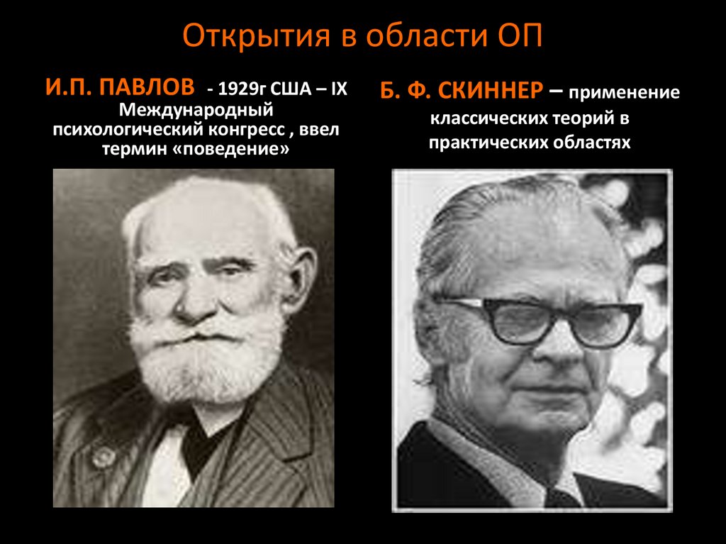 Открытия в области ОП