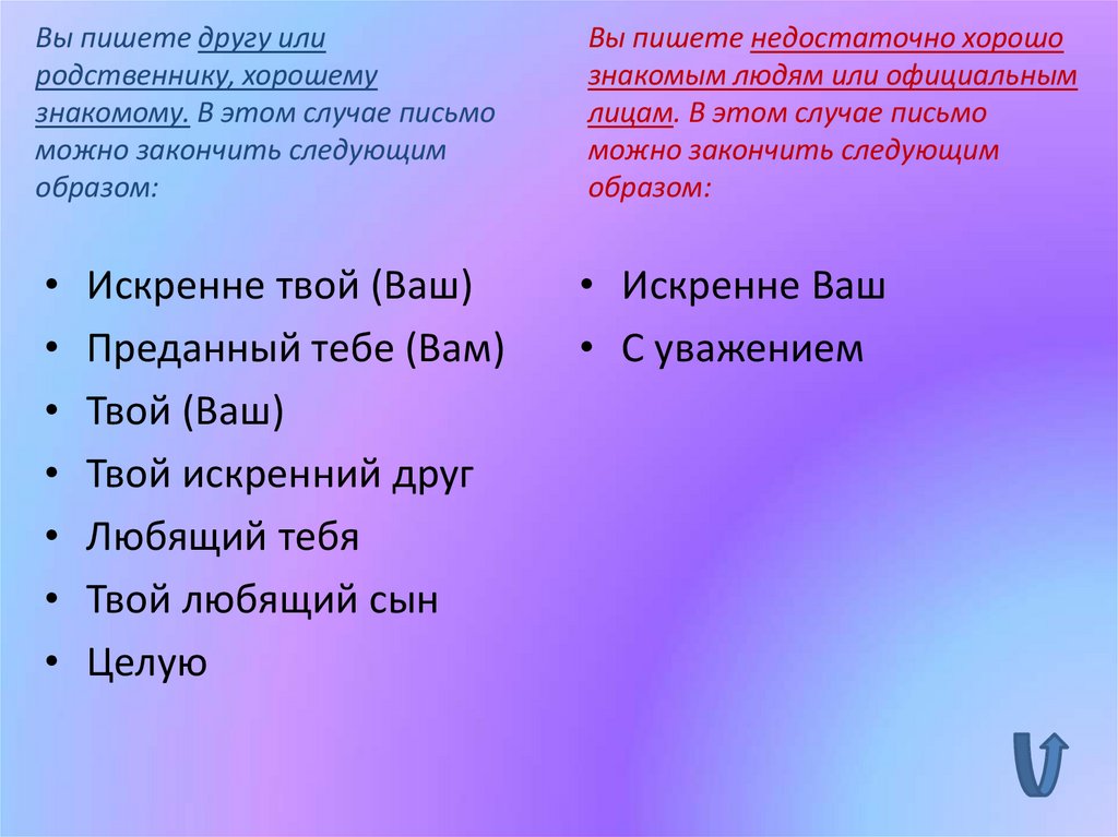 Как писать друг другом. Как закончить письмо. Как закончить письмо на русском. Какими словами можно закончить письмо. Как закончить письмо другу.