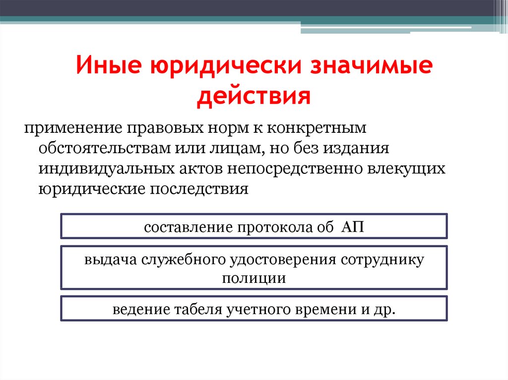 Юридически значимые сообщения последствия