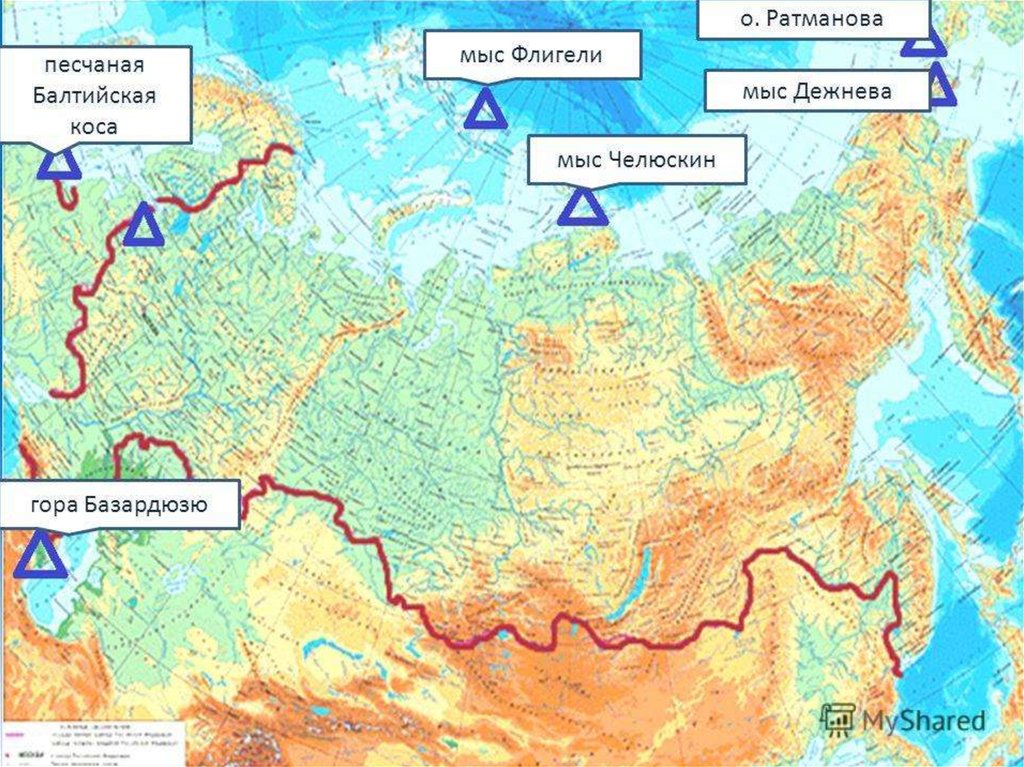 Координаты крайней точки челюскин. Гора Базардюзю крайняя точка. Где находится мыс Базардюзю на карте России. Гора Базардюзю крайняя точка на карте. Где находится мыс Челюскин на карте.