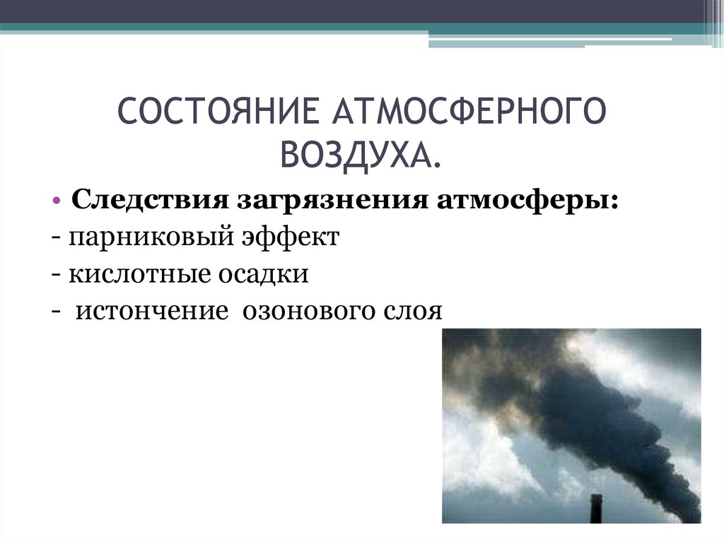 Состояние воздуха. Состояние атмосферного воздуха. Следствия загрязнения воздуха. Состояние загрязнения атмосферного воздуха. Состояние воздуха в атмосфере.